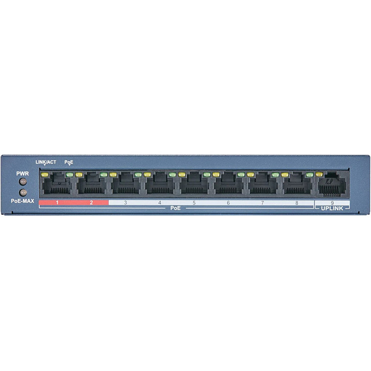 سوییچ شبکه ۸ پورت هایک ویژن مدل DS-3E0109P-E/M