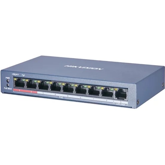 سوییچ شبکه ۸ پورت هایک ویژن مدل DS-3E0109P-E/M