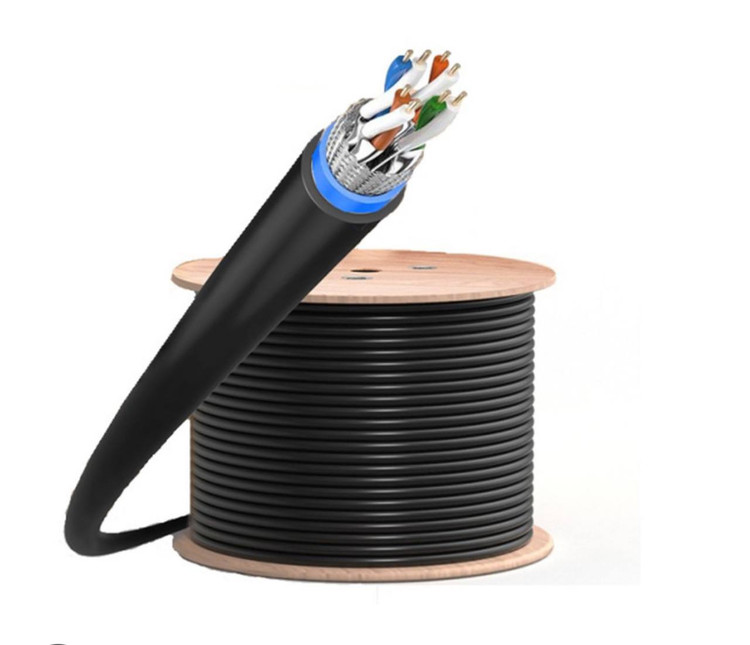 کابل شبکه CAT 6 SFTP TEST OUT DOOR DOUBLE JACKET