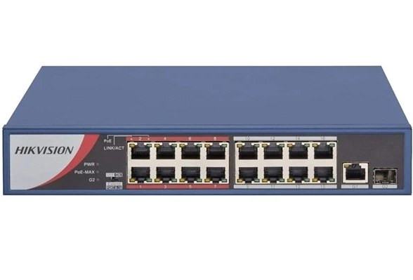 سوییچ شبکه 16 پورت هایک ویژن مدل DS-3E0318P-E