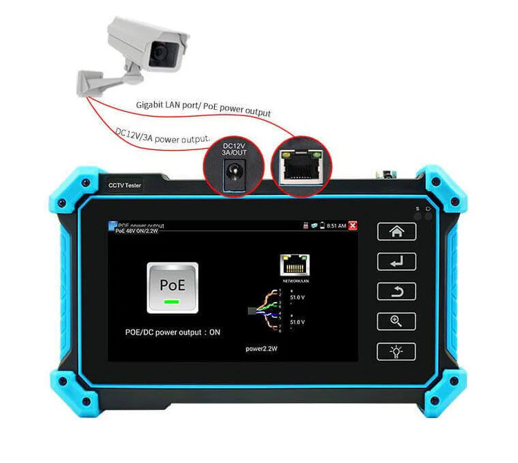 تستر دوربین مداربسته و شبکه نویافا مدل NOYAFA NF-IPC715